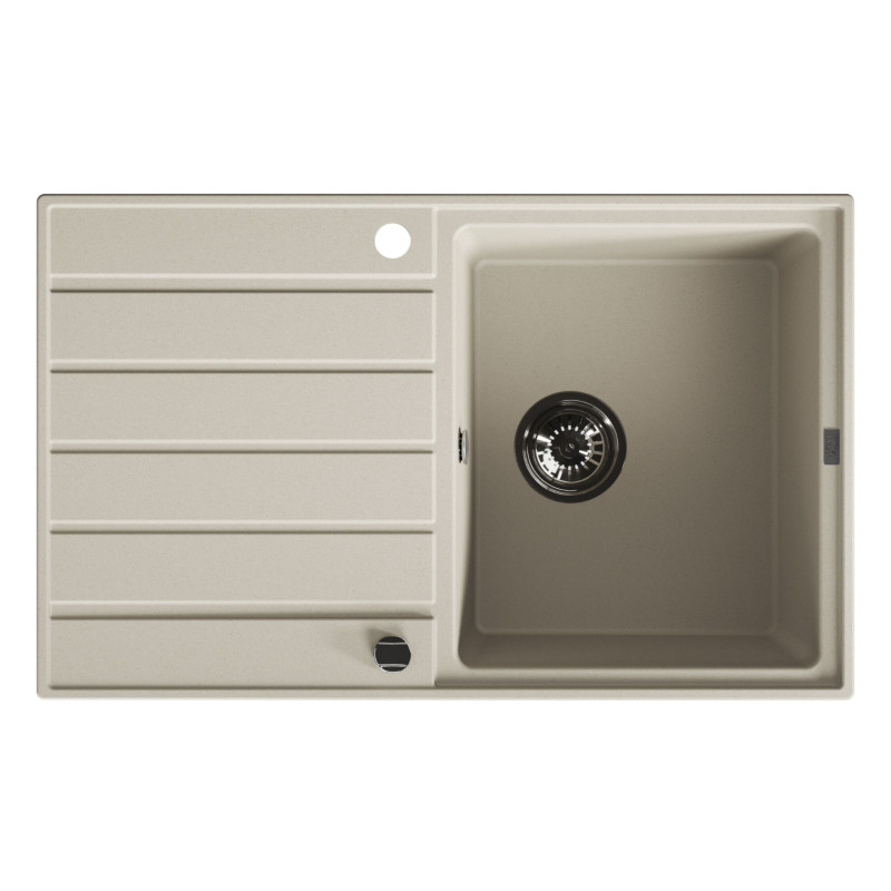 Zlew Zlewozmywak Granitowy Beżowy Margarita Zlew Zlewozmywak Granitowy Beżowy Margarita