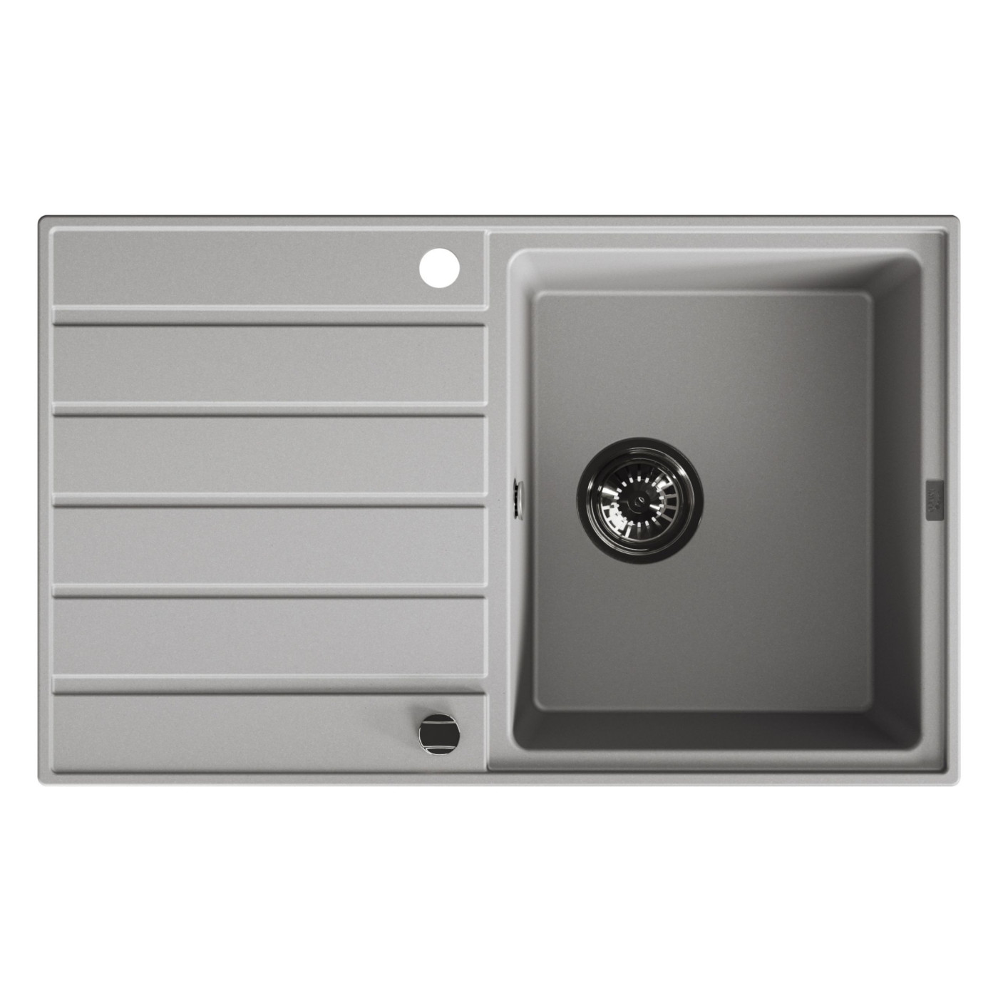 Zlew Zlewozmywak Granitowy Szary Margarita Zlew Zlewozmywak Granitowy Szary Margarita