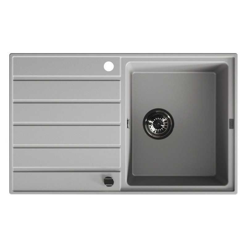 Zlew Zlewozmywak Granitowy Szary Margarita Zlew Zlewozmywak Granitowy Szary Margarita