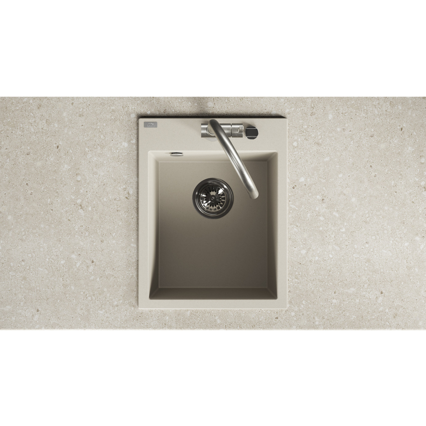 Zlew Zlewozmywak Granitowy Beżowy MONCHICHI Zlew Zlewozmywak Granitowy Beżowy MONCHICHI