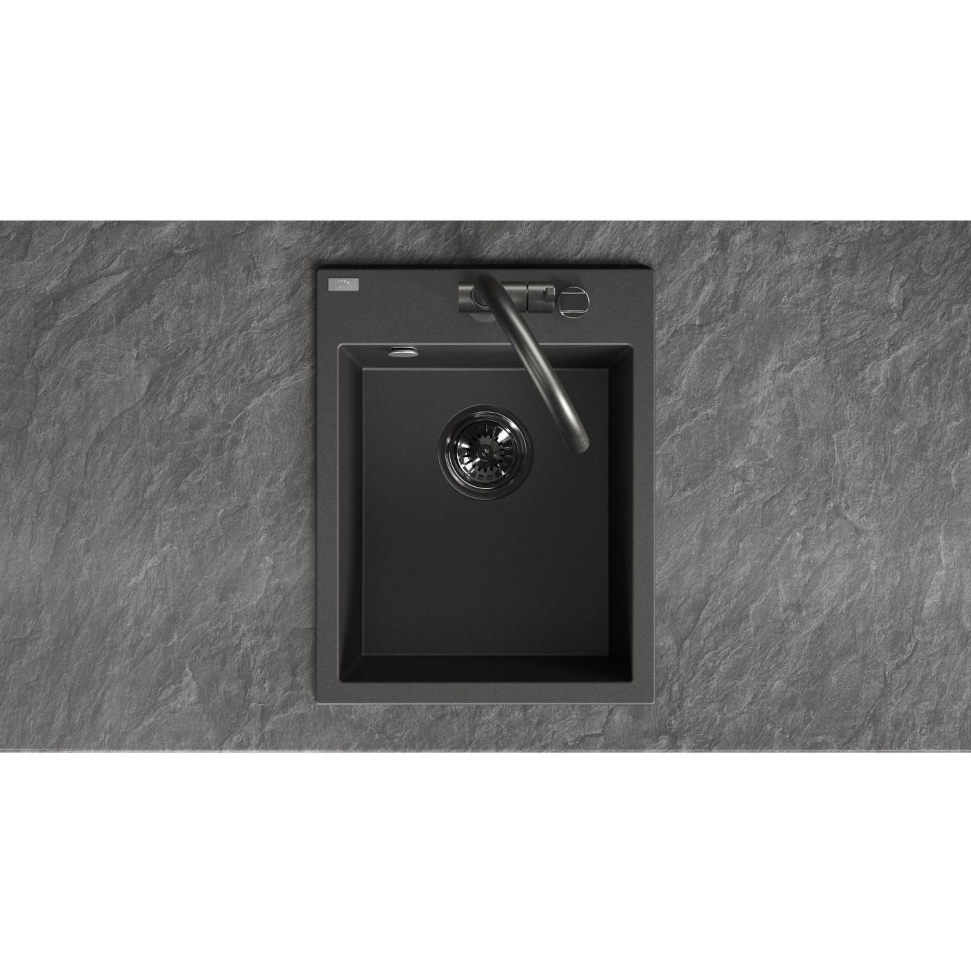 Zlew Zlewozmywak Granitowy Czarny MONCHICHI Zlew Zlewozmywak Granitowy Czarny MONCHICHI