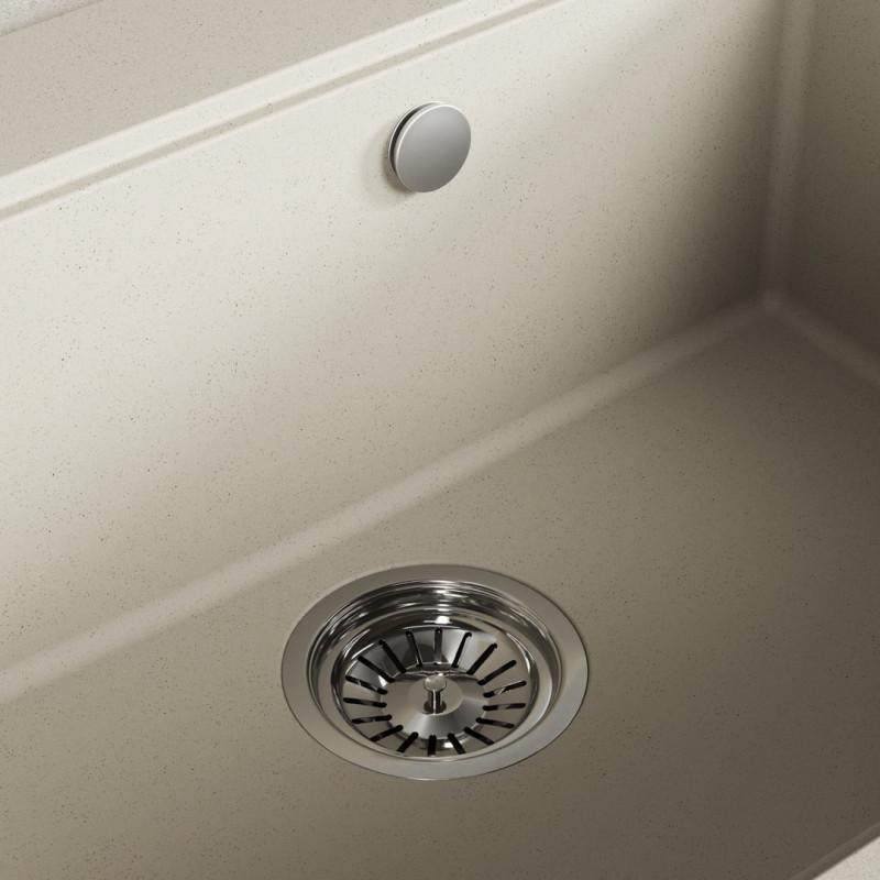 Zlew Zlewozmywak Granitowy Beżowy TAU Zlew Zlewozmywak Granitowy Beżowy TAU