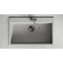 Zlew Zlewozmywak Granitowy Szary TAU Zlew Zlewozmywak Granitowy Szary TAU