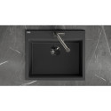 Zlew Zlewozmywak Granitowy Czarny TAU