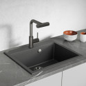 Zlew Zlewozmywak Granitowy Czarny TAU Zlew Zlewozmywak Granitowy Czarny TAU