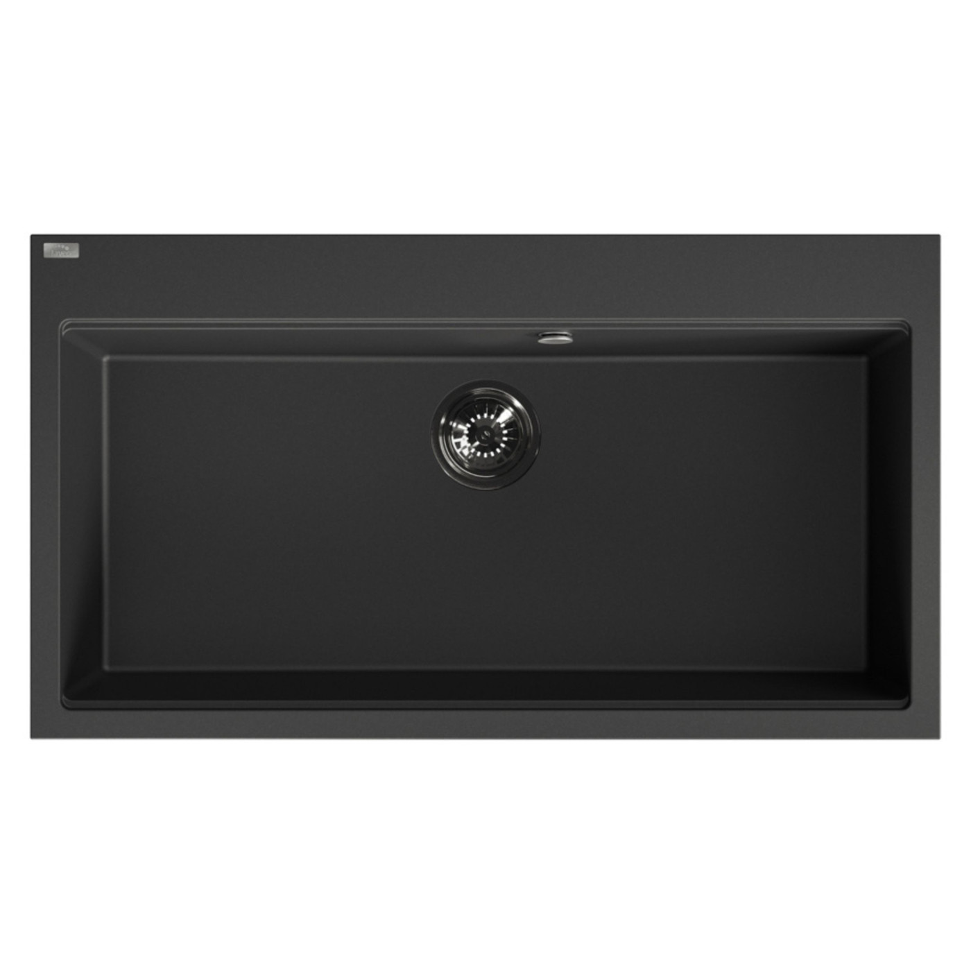 Zlewozmywak Jednokomorowy Granitowy Czarny TAU Laveo Zlewozmywak Jednokomorowy Granitowy Czarny TAU Laveo