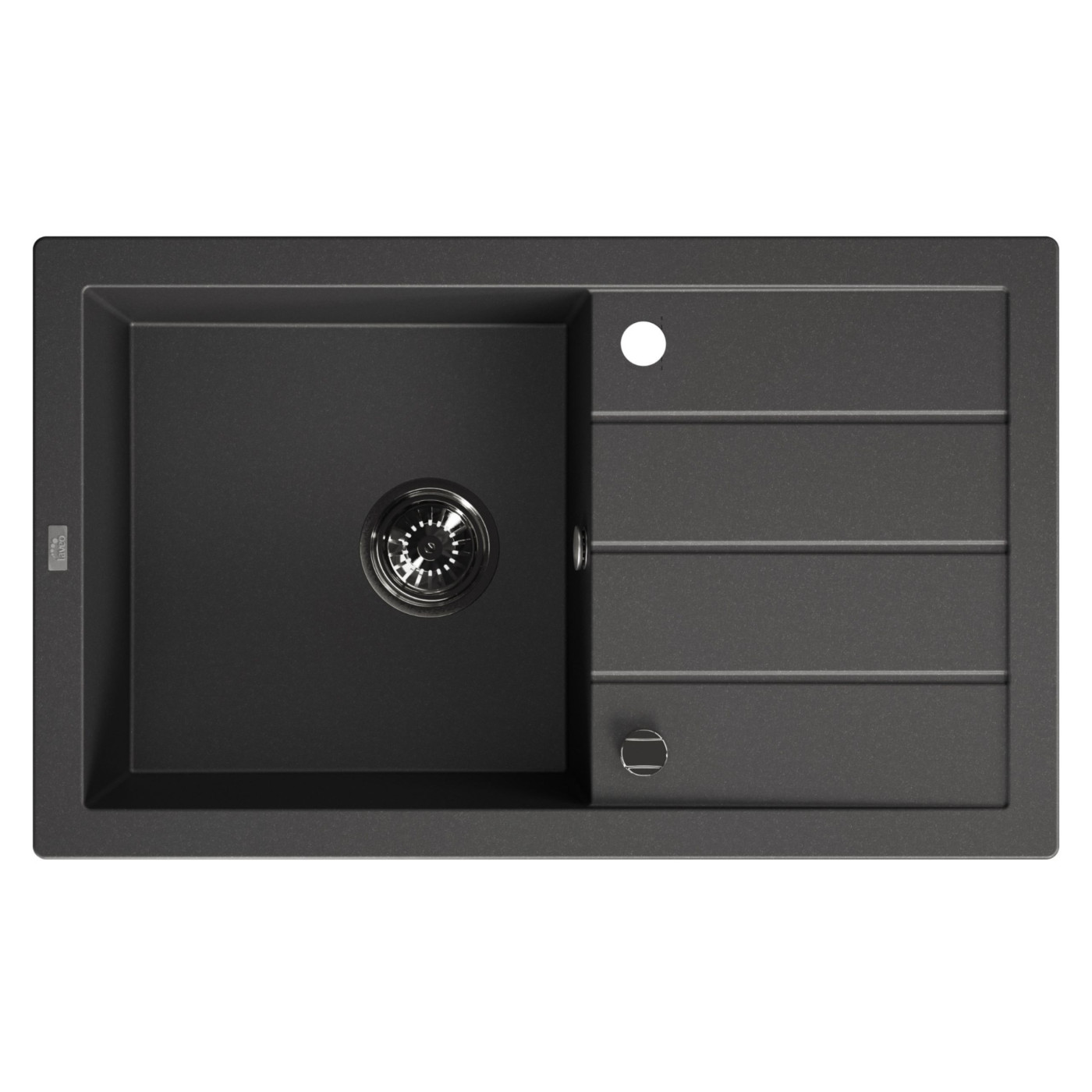 Zlewozmywak Jednokomorowy Granitowy Czarny Ociekacz Trzynastka Zlewozmywak Jednokomorowy Granitowy Czarny Ociekacz Trzynastka