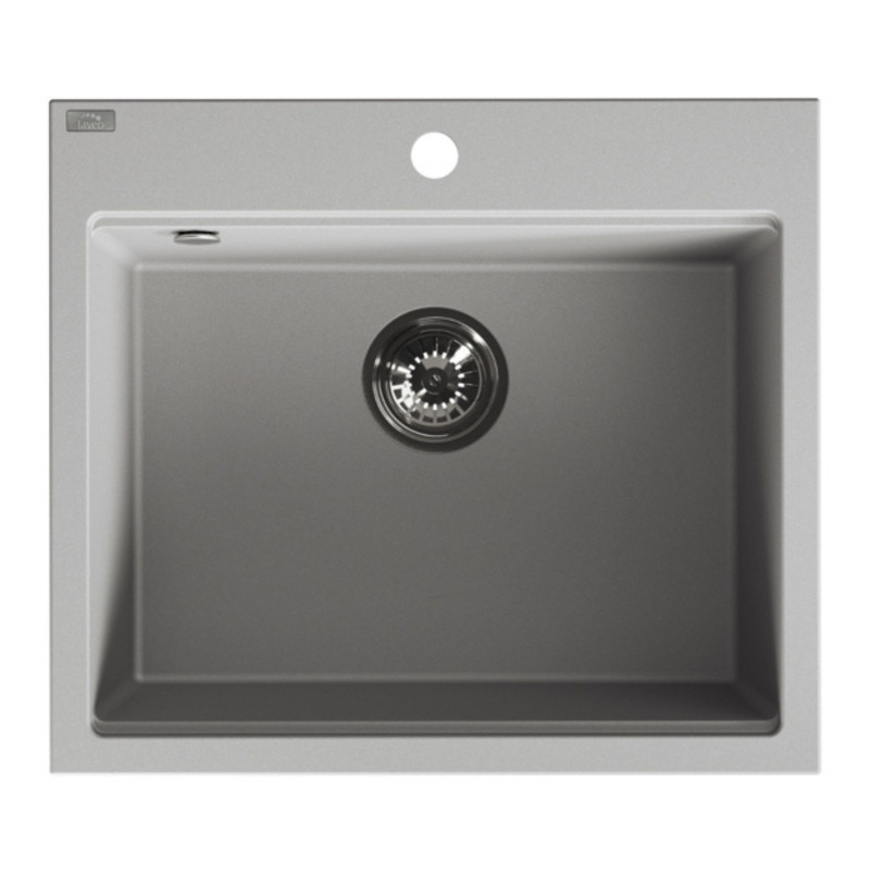 Zlewozmywak Jednokomorowy Granitowy Szary TAU Zlewozmywak Jednokomorowy Granitowy Szary TAU