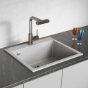Zlewozmywak Jednokomorowy Granitowy Szary TAU Zlewozmywak Jednokomorowy Granitowy Szary TAU