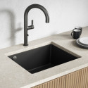 Zlew Zlewozmywak Granitowy Czarny Podwieszany IBIZA Zlew Zlewozmywak Granitowy Czarny Podwieszany IBIZA