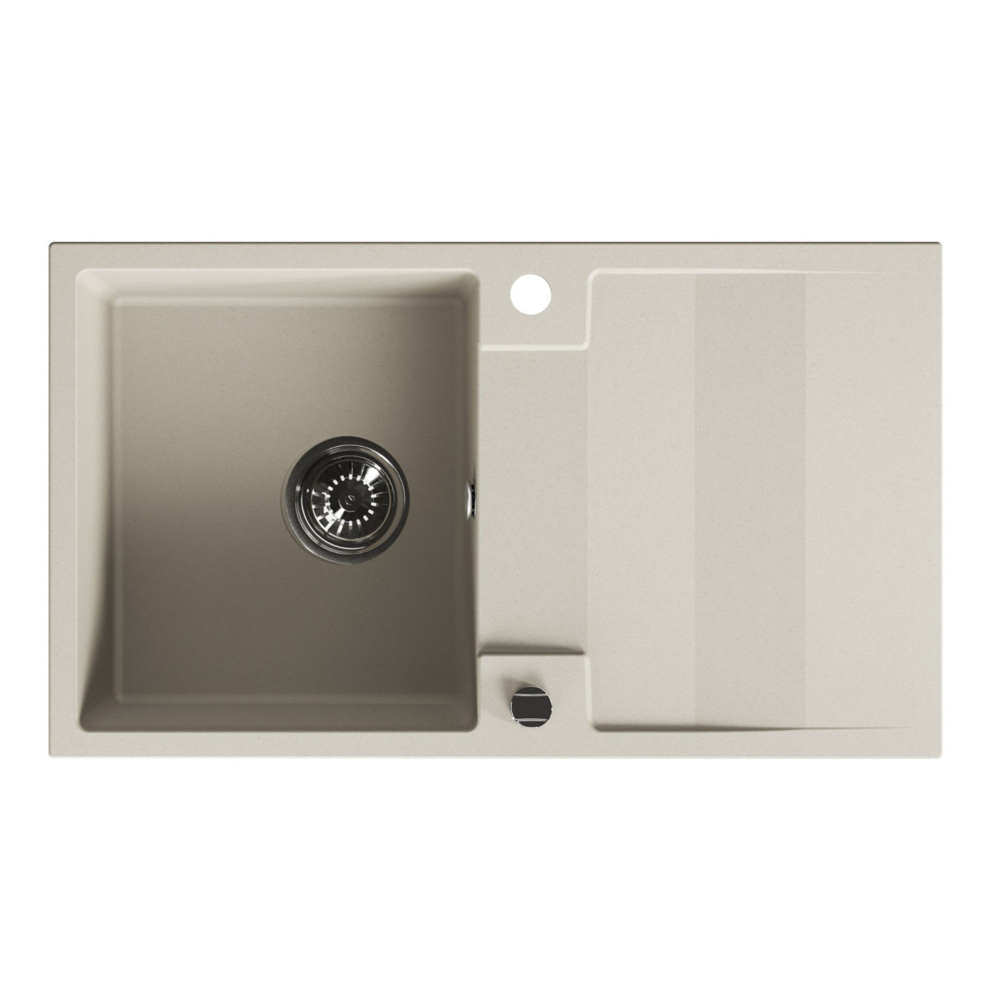 Zlewozmywak Granitowy Jednokomorowy Beżowy RAB Zlewozmywak Granitowy Jednokomorowy Beżowy RAB