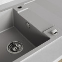 Zlewozmywak Granitowy Jednokomorowy Szary RAB Zlewozmywak Granitowy Jednokomorowy Szary RAB