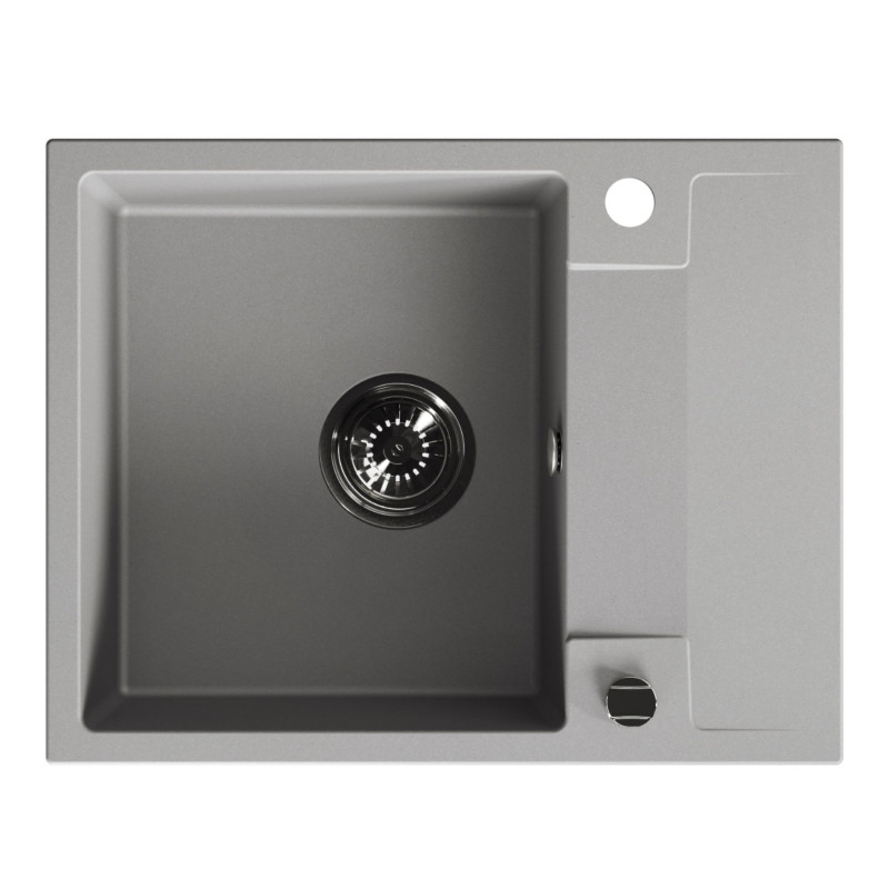 Zlewozmywak Granitowy Jednokomorowy Szary