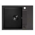 Zlewozmywak Granitowy Jednokomorowy Czarny Zlewozmywak Granitowy Jednokomorowy Czarny