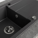 Zlewozmywak Zlew Granitowy z Ociekaczem i Syfonem