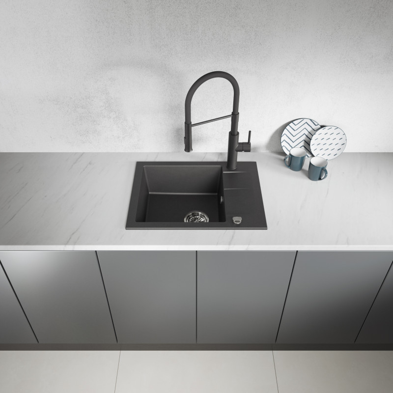 Zlewozmywak Zlew Granitowy z Syfonem SHIRE Zlewozmywak Zlew Granitowy z Syfonem SHIRE