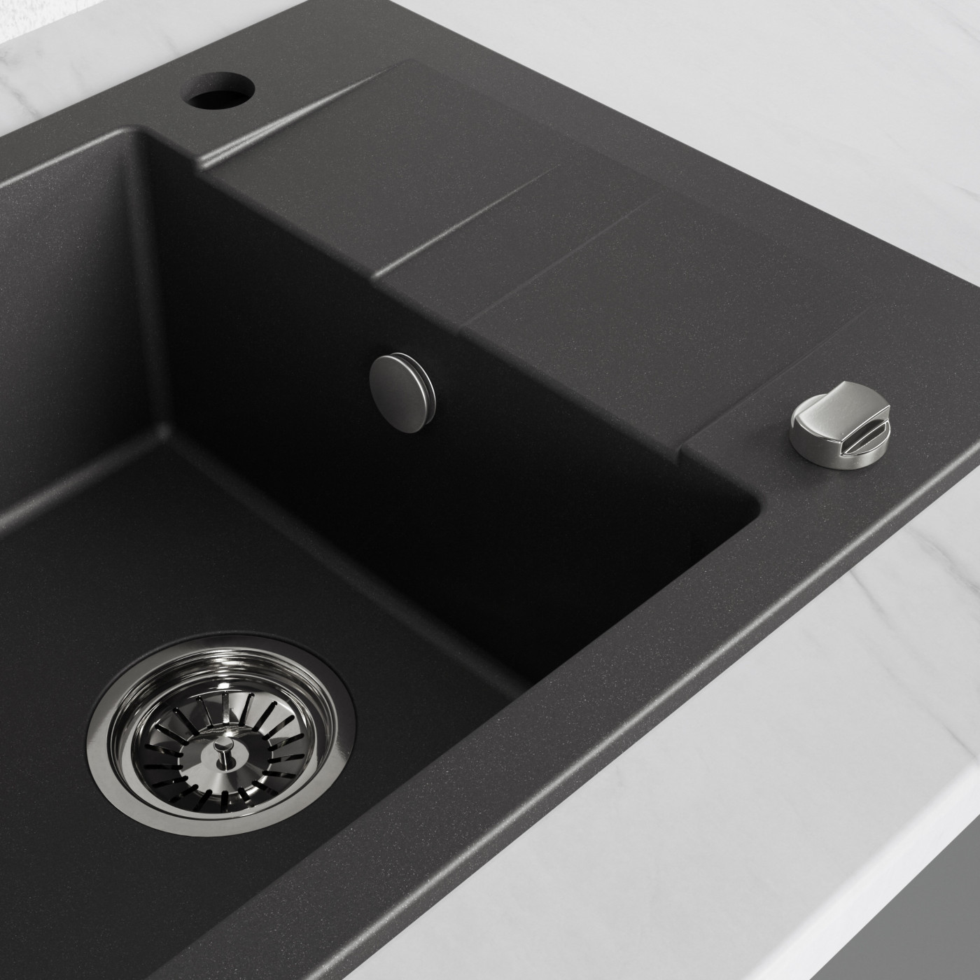 Zlewozmywak Zlew Granitowy z Syfonem SHIRE Zlewozmywak Zlew Granitowy z Syfonem SHIRE