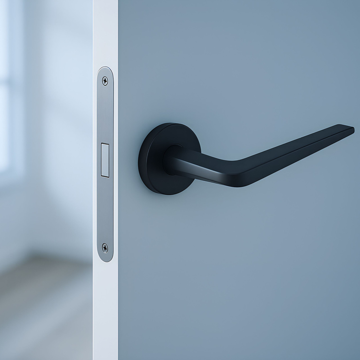 Klamka do Drzwi Wewnętrznych Czarna CELESTRIA Kuchinox