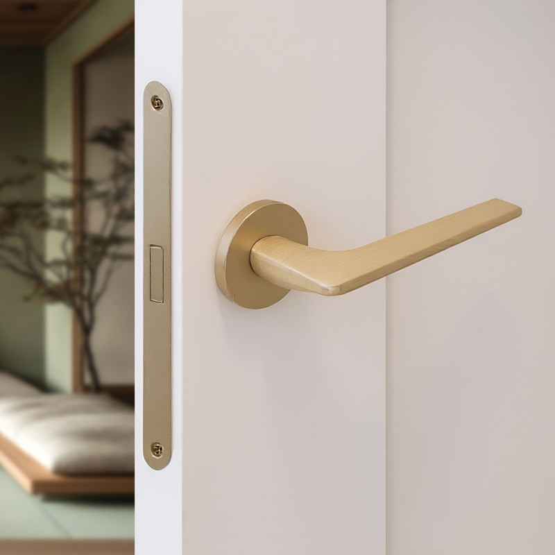 Klamka do Drzwi Wewnętrznych Złoto szczotkowane CELESTRIA Kuchinox