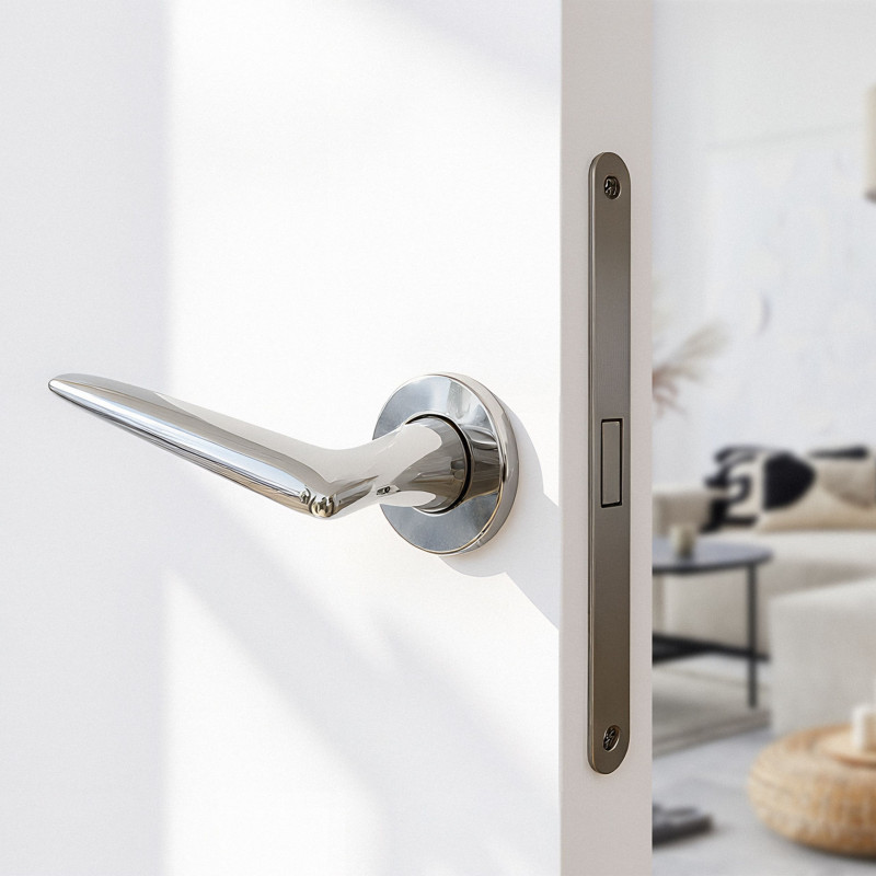 Klamka do Drzwi Wewnętrznych Chrom FORMELIA Kuchinox