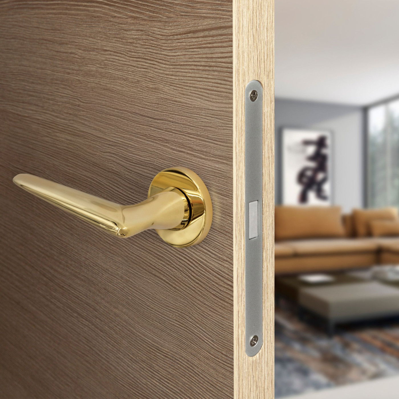 Klamka do Drzwi Wewnętrznych Złota FORMELIA Kuchinox