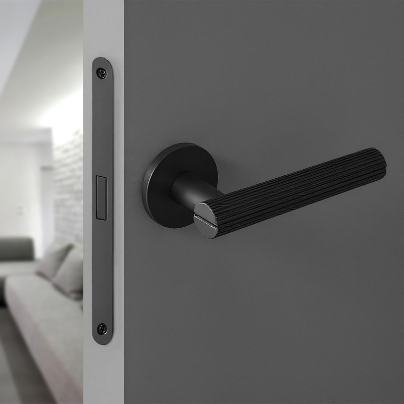 Klamka do Drzwi Wewnętrznych Czarna MAIO II Kuchinox