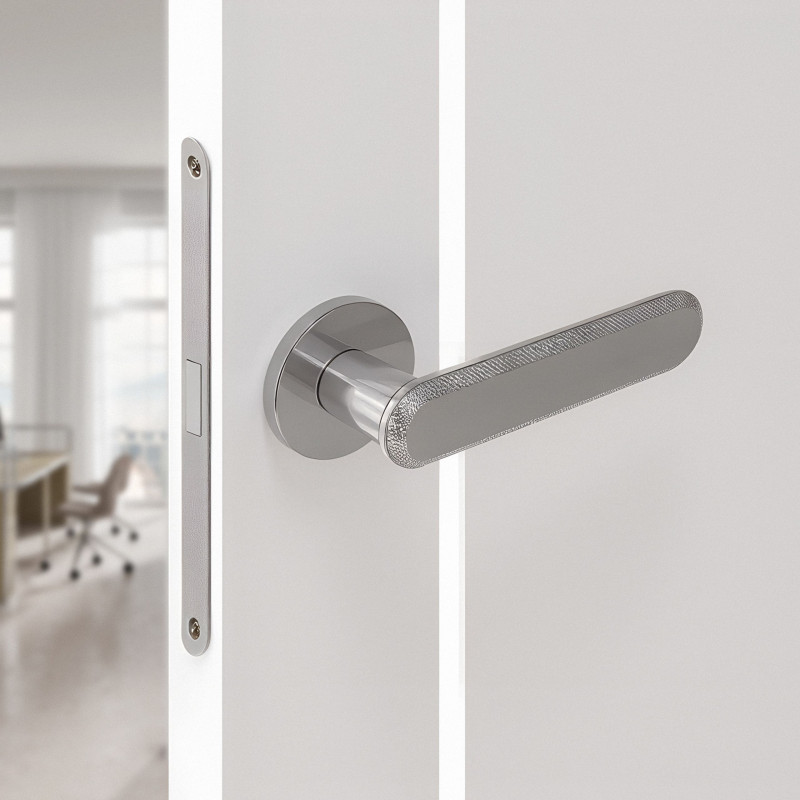 Klamka do Drzwi Wewnętrznych Chrom RUGOS Kuchinox Klamka do Drzwi Wewnętrznych Chrom RUGOS Kuchinox