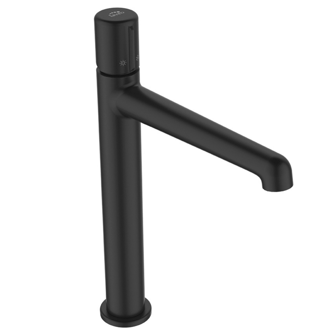 Bateria Umywalkowa Stojąca Nablatowa Pretto Czarna