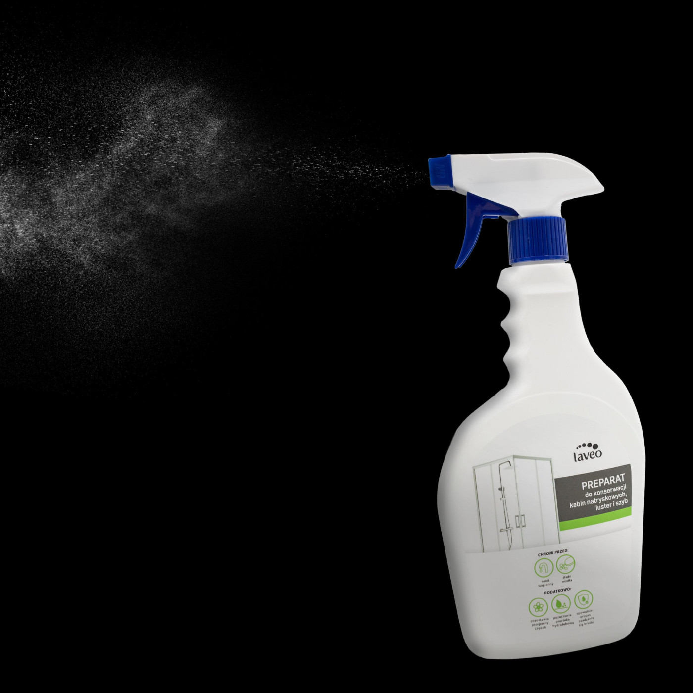 Preparat Płyn do Konserwacji Kabin Natryskowych Luster i Szyb