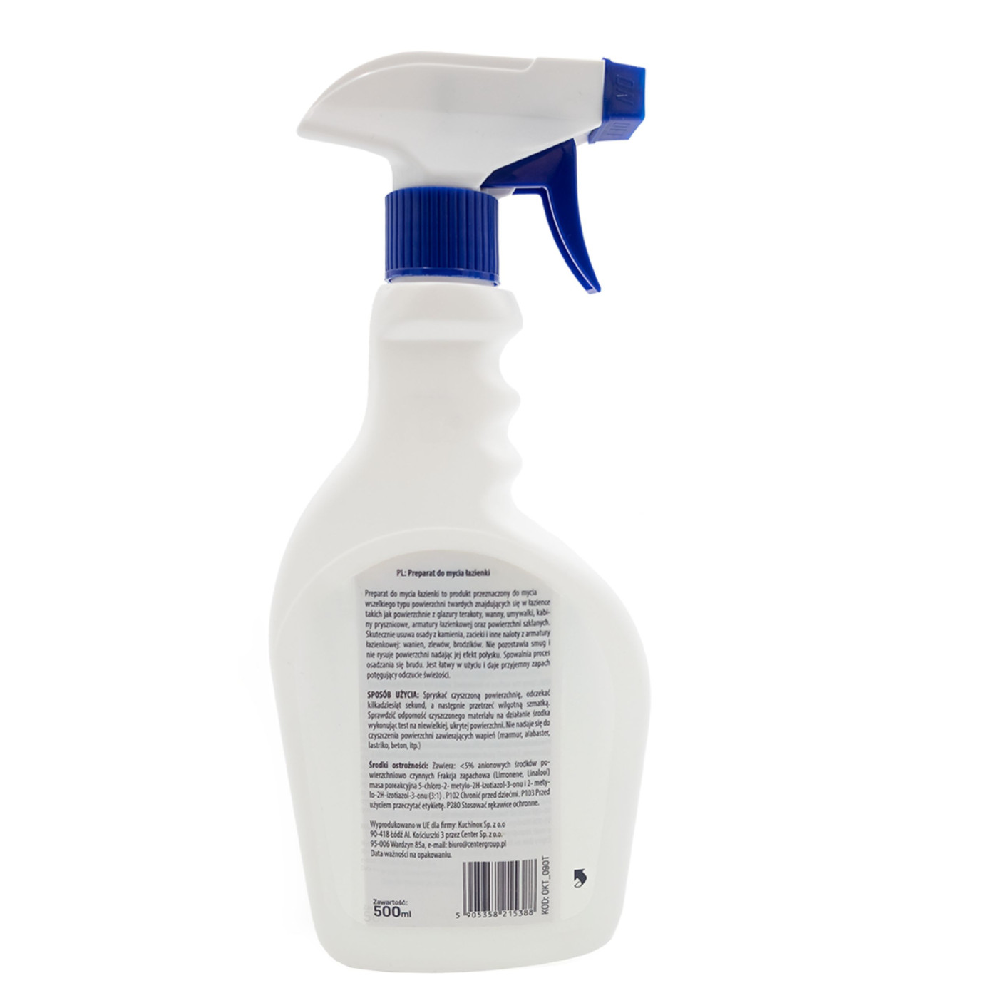 Preparat do Mycia Łazienki Płyn do Czyszczenia Łazienki
