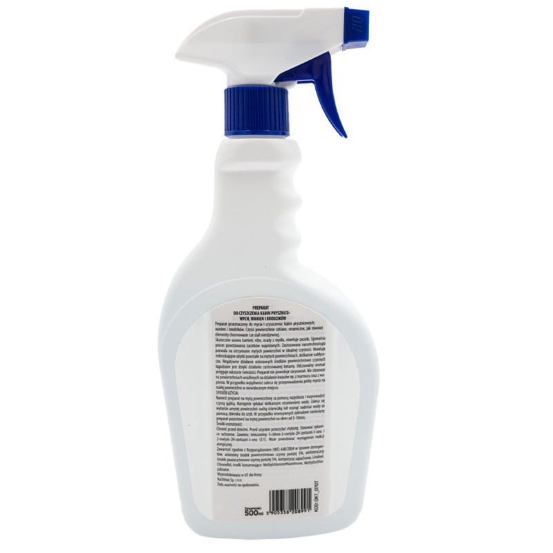 Preparat do czyszczenia Kabin Brodzików i Wanien