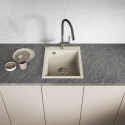 Zlew Zlewozmywak Granitowy Beżowy CHICHI Zlew Zlewozmywak Granitowy Beżowy CHICHI
