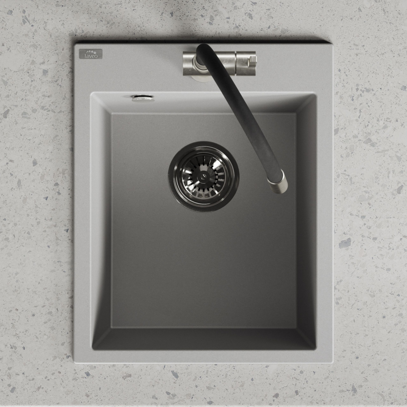 Zlew Zlewozmywak Granitowy Szary CHICHI