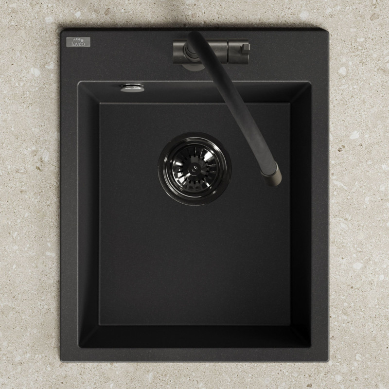 Zlew Zlewozmywak Granitowy Czarny CHICHI