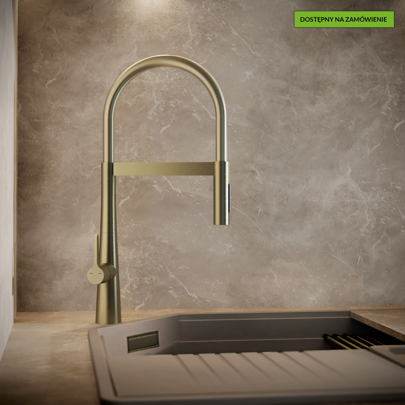 CONE Bateria zlewozmywakowa stojąca z wylewką U CONE Bateria zlewozmywakowa stojąca z wylewką U