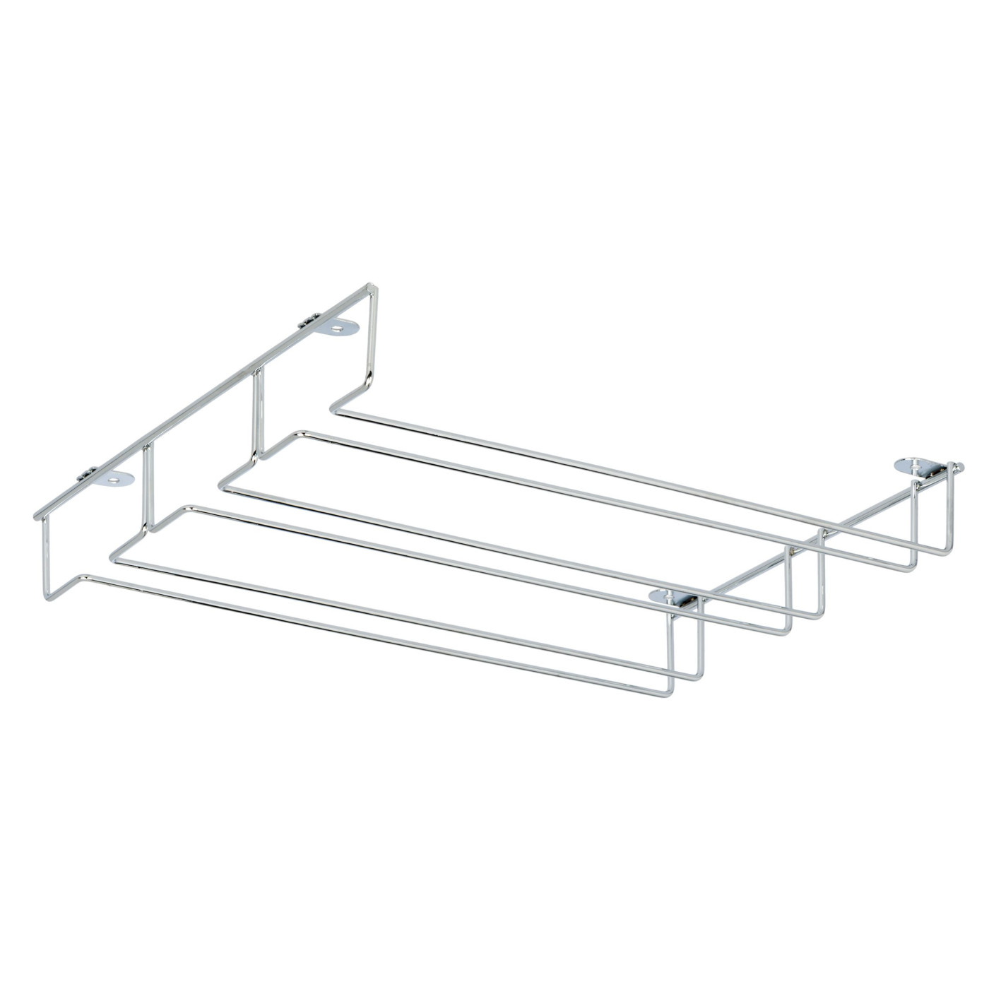 Uchwyt Podwieszany na Kieliszki Chrom do Kuchni pod Szafkę