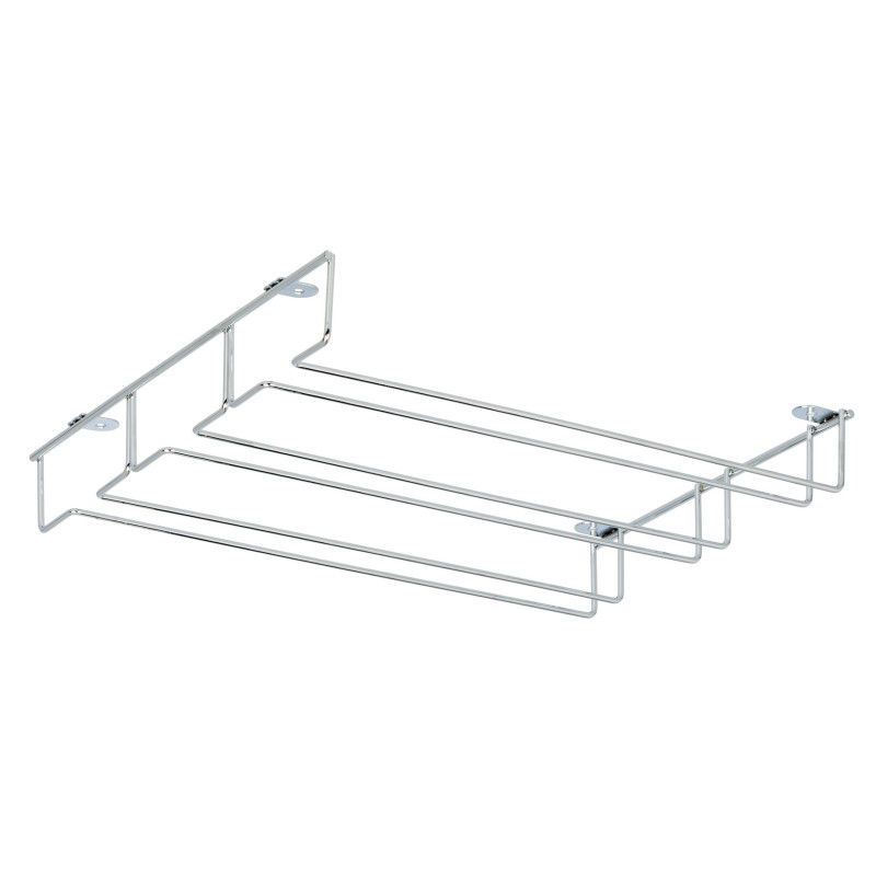 Uchwyt Podwieszany na Kieliszki Chrom do Kuchni pod Szafkę