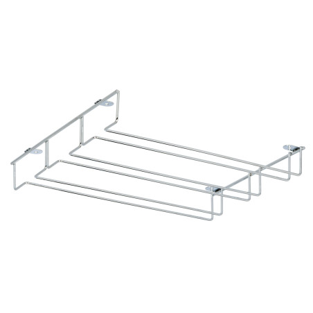 Uchwyt Podwieszany na Kieliszki Chrom do Kuchni pod Szafkę