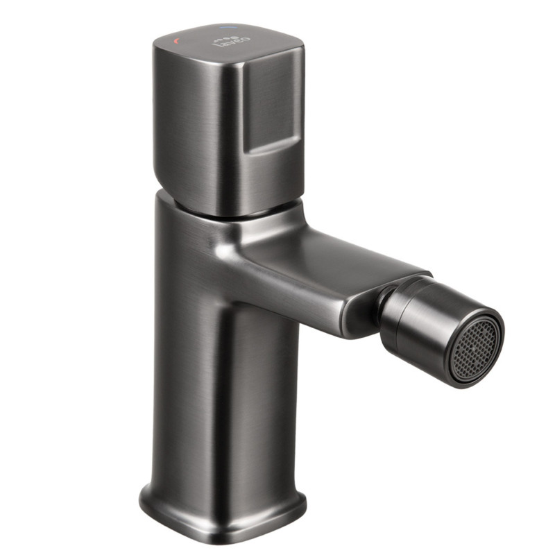 Bateria bidetowa stojąca z korkiem Grafitowa Tores Bateria bidetowa stojąca z korkiem Grafitowa Tores