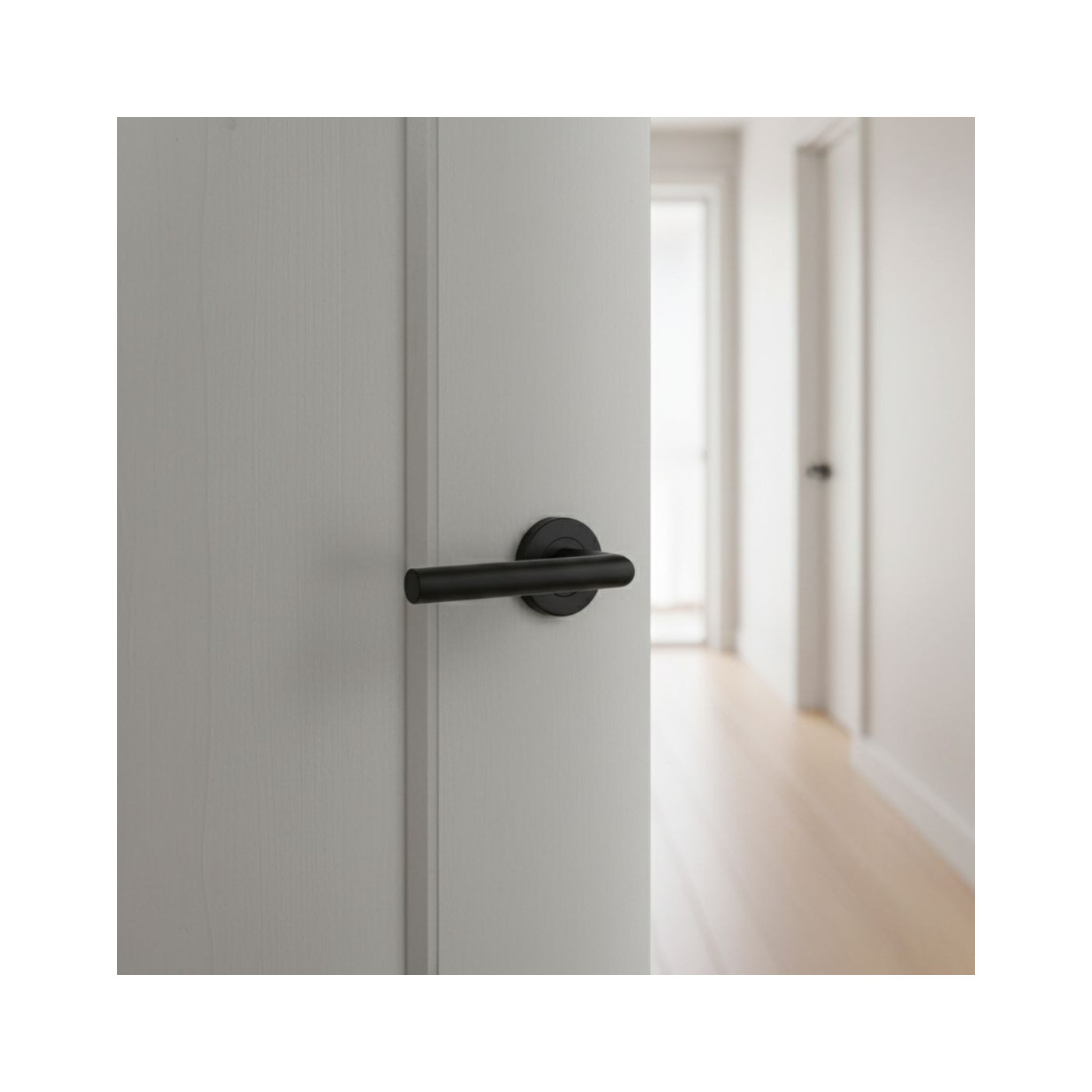 Klamka Drzwiowa Okrągła Czarna Mat Wigo Klamka Drzwiowa Okrągła Czarna Mat Wigo