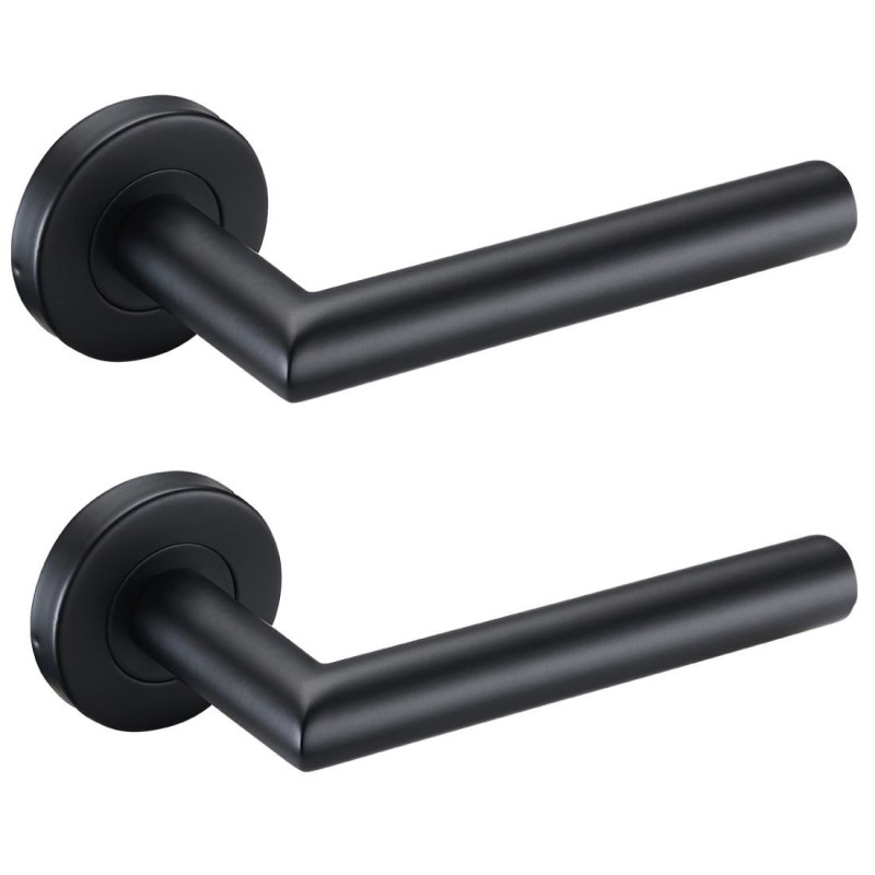 Klamka Drzwiowa Okrągła Czarna Mat Wigo Klamka Drzwiowa Okrągła Czarna Mat Wigo