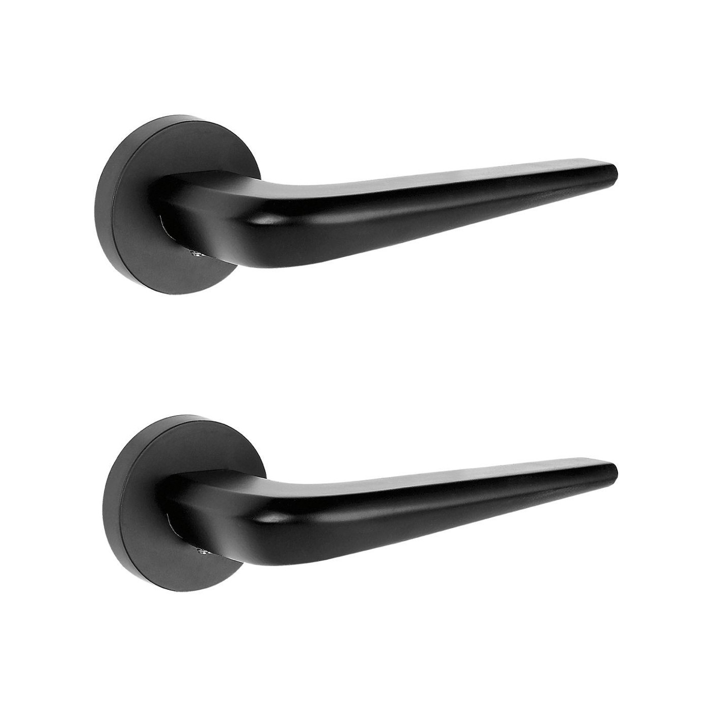 Klamka Drzwiowa Wewnętrzna Verdon Czarna Matowa Klamka Drzwiowa Wewnętrzna Verdon Czarna Matowa