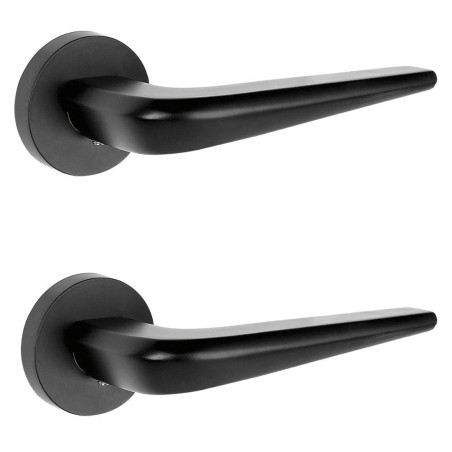 Klamka Drzwiowa Wewnętrzna Verdon Czarna Matowa