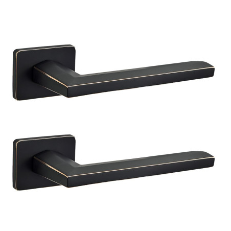 Klamka Do-Drzwi Wewnętrznych Libia II Czarno-Złota