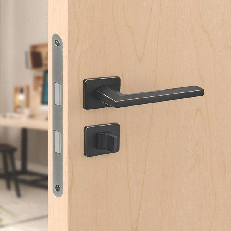 Klamka Do-Drzwi Wewnętrznych Libia II Czarno-Złota Klamka Do-Drzwi Wewnętrznych Libia II Czarno-Złota