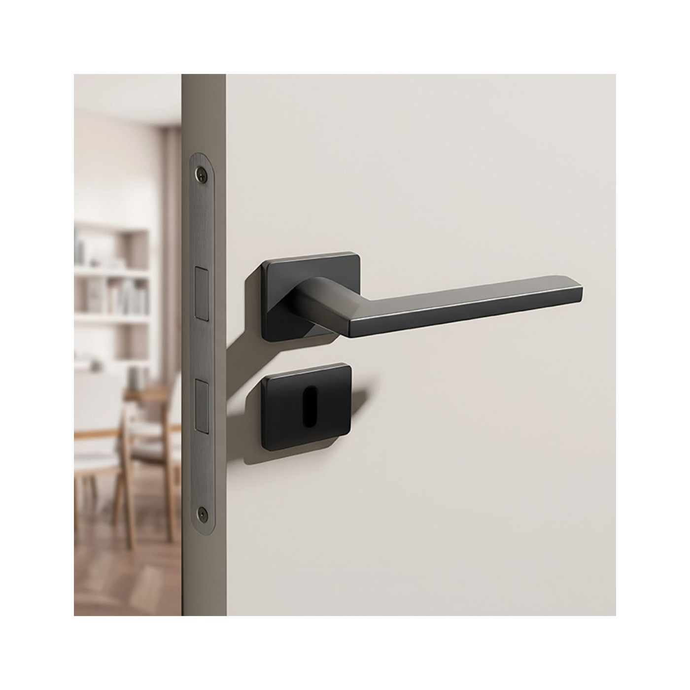 Klamka Do-Drzwi Wewnętrznych Libia II Czarna