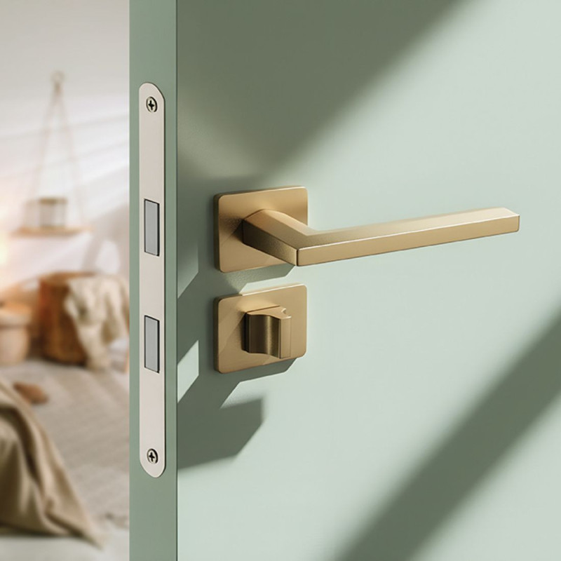 Klamka Do-Drzwi Wewnętrznych Libia II Złota Klamka Do-Drzwi Wewnętrznych Libia II Złota