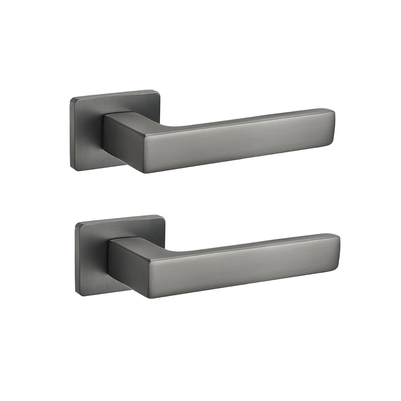 Klamka Do Drzwi Wewnętrznych KVADRATO II Grafit Klamka Do Drzwi Wewnętrznych KVADRATO II Grafit