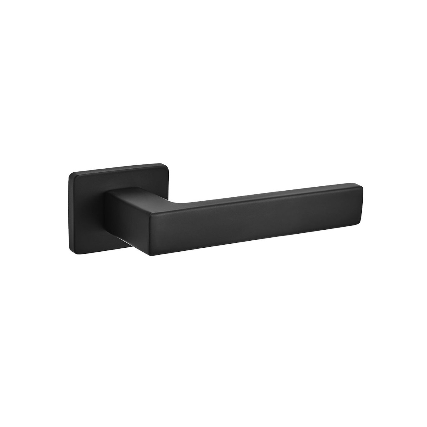Klamka Do Drzwi Wewnętrznych KVADRATO II Czarna Klamka Do Drzwi Wewnętrznych KVADRATO II Czarna