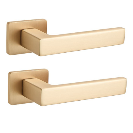 Klamka Do Drzwi Wewnętrznych KVADRATO II Złota